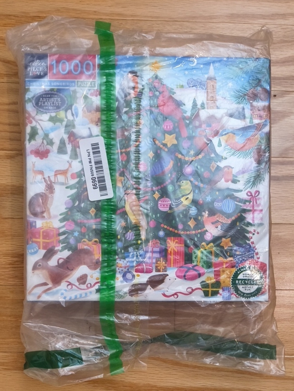 eeboo Christmas Songs 1000 Pieces Jigsaw Puzzle NWT